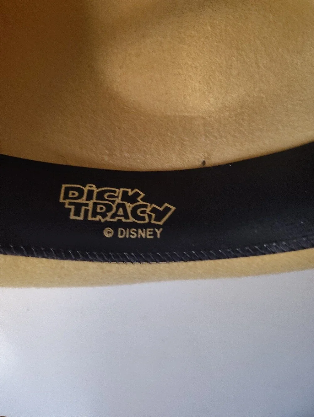 Dick Tracy Disney Fedora Pure Wool Hat